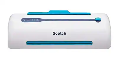 Front. Scotch - Pro Thermal Laminator, 9" Width - White.
