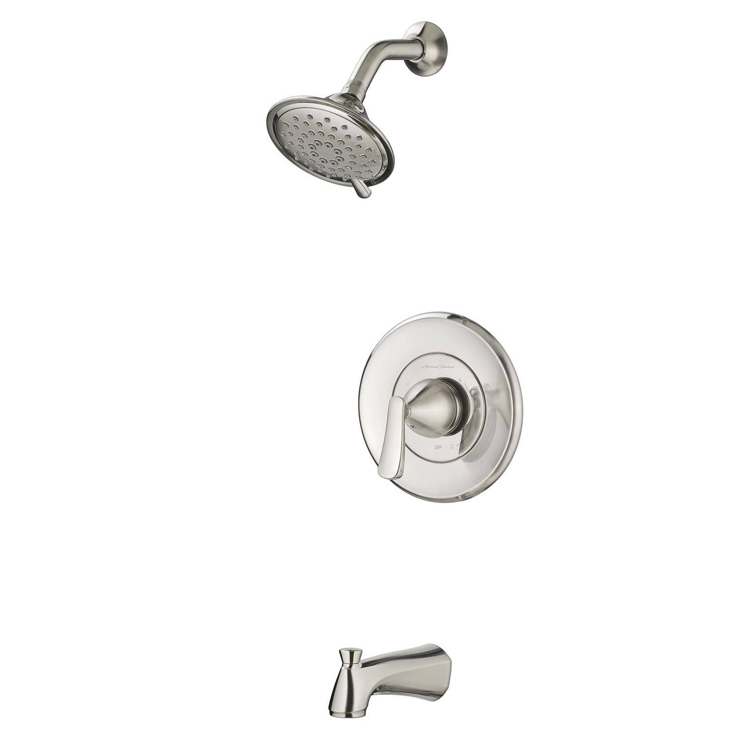 Angle. American Standard - American Standard Chatfield Polished Chrome Brass 3 settings Tub and Shower Trim Kit 1.8 gpm - Polished Chrome.