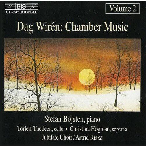BIS Volume 2  
CD-797 DIGITAL  

Dag Wirén: Chamber Music  

Stefan Bojsten, piano  
Torleif Thedén, cello  
Christina Högman, soprano  
Jubilate Choir/Astrid Riska