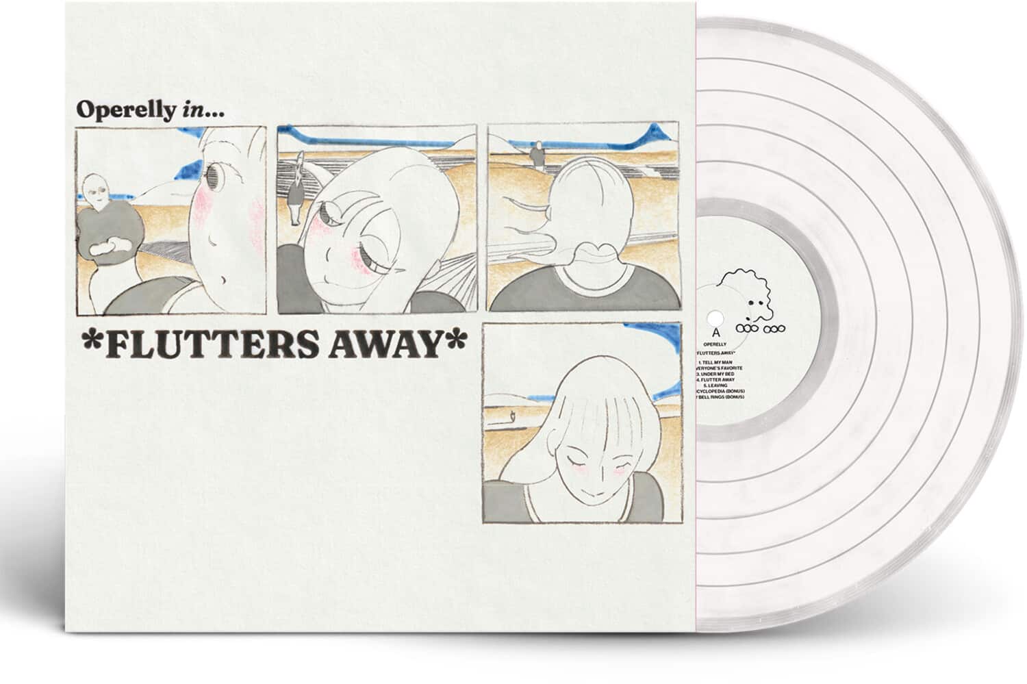Operelly - FLUTTERS AWAY / Handwriting Practice No. 1   - VINYL LP