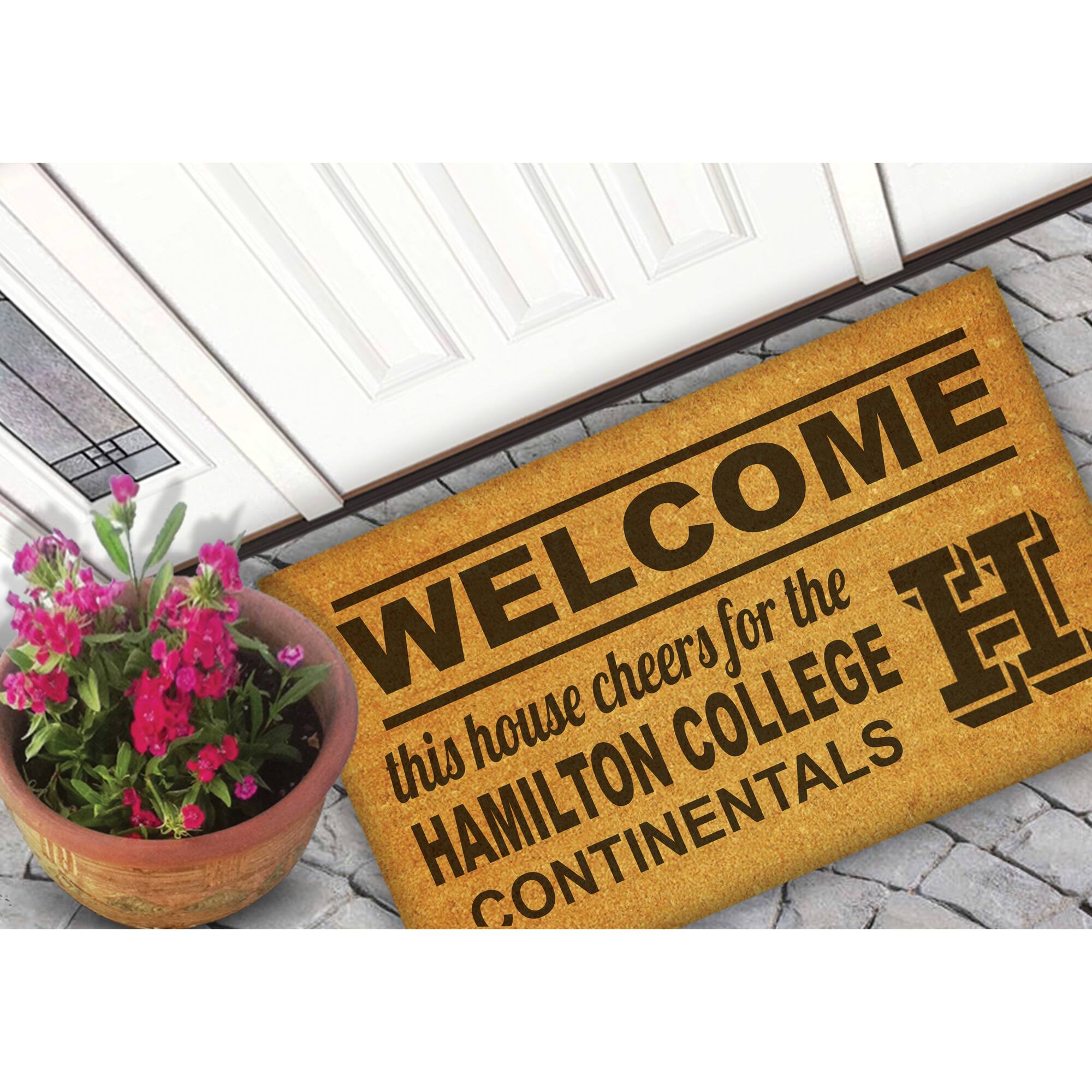 WELCOME  
this house cheers for the  
HAMILTON COLLEGE  
CONTINENTALS