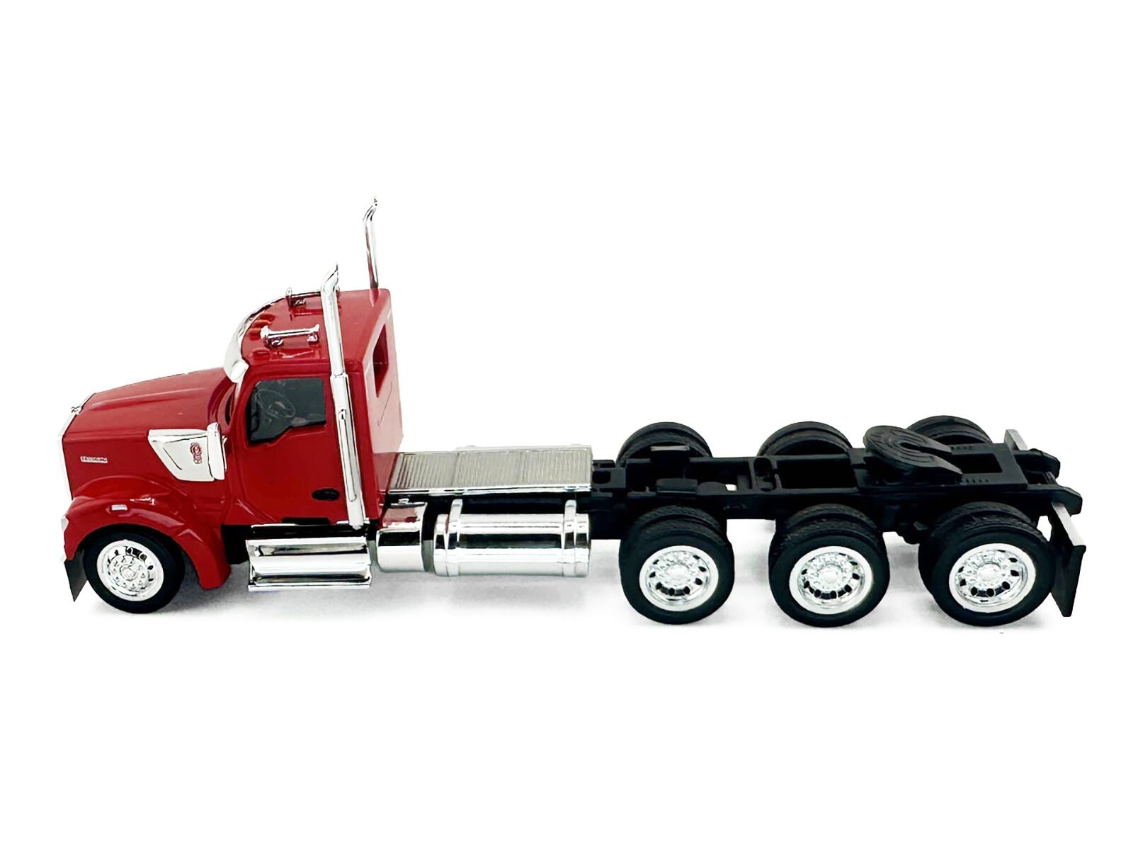 Alt View 2. HO Logistics Replicas - Kenworth W990 3-Axel Day Cab Red 1/87 (HO) Scale Plastic Model Car by HO Logistics.