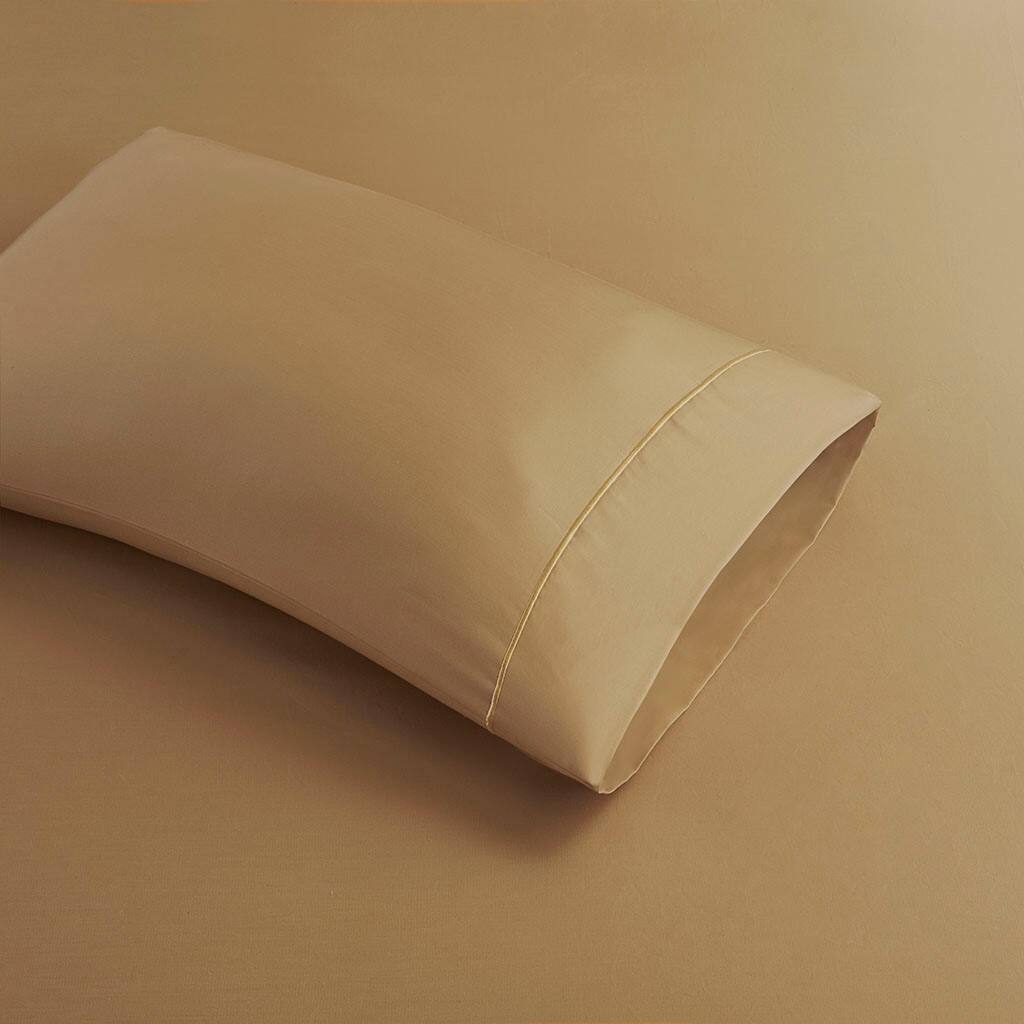 Alt View 3. Gracie Mills - Gracie Mills Noelia 600 Thread Count Cotton Sheet Set - Gold.