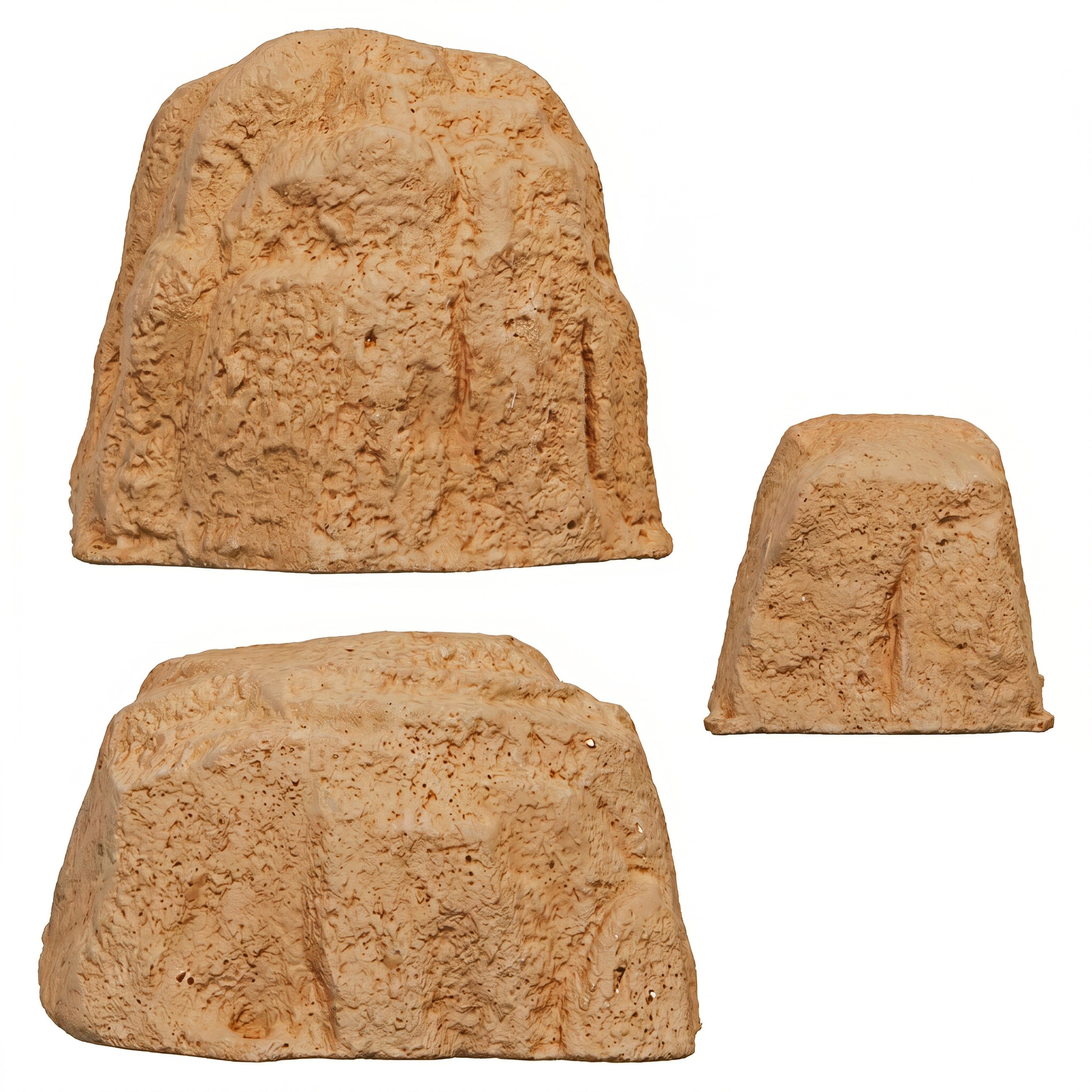 Sunnydaze - 3-Piece Faux Landscape Rock Set - Sand price history on PriceWatchPro