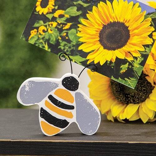 Angle. BreeBe - *Small Chunky Bee Photo Holder - Multi.