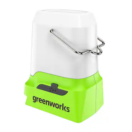 Front. Greenworks - Greenworks 24V Lantern Cordless 500lm Camping Light - Tool Only, Battery and Charger Not Included.