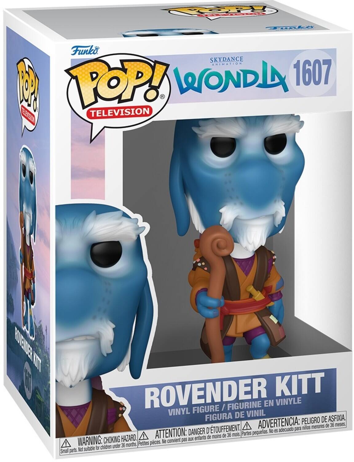 POP! TV
Funko
SKYDANCE ANIMATION
POP! WONDLA 1607
TELEVISION
ROVENDER KITT
VINYLE FIGURINE / FIGURINE EN VINYLE
FIGURA DE VINIL
PELIGRO DE ASFIXIA
D'ÉTOUFFEMENT
ADVERTENCIA: para niños menores de 36 meses
DANGER DÉTOUFFEMENT
ATTENTION: moins de 36 mois
Parties pequeñas
HAZARD
aux enfants de moins de 36 mois
CHOKING
WARNING:
children under 36 months
Not suitable for
Smal parts
Petites pièces. Ne convient pas