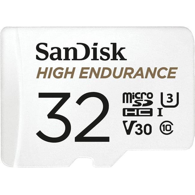SanDisk - High Endurance 32 GB Class 10/UHS-I (U3) microSDHC - 100 MB/s Read - 40 MB/s Write