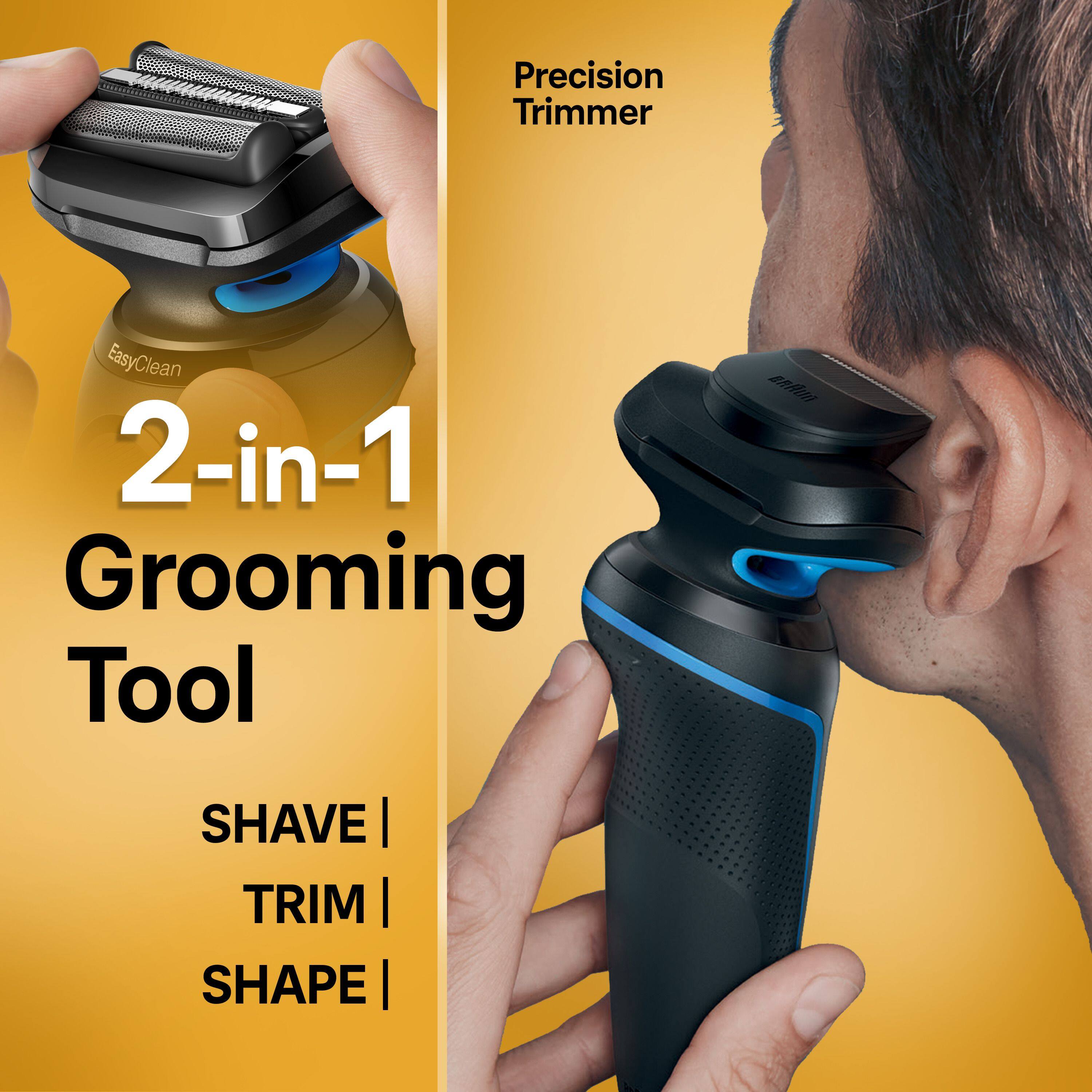 Precision Trimmer EasyClean 2-in-1 Grooming Tool  
SHAVE | TRIM | SHAPE