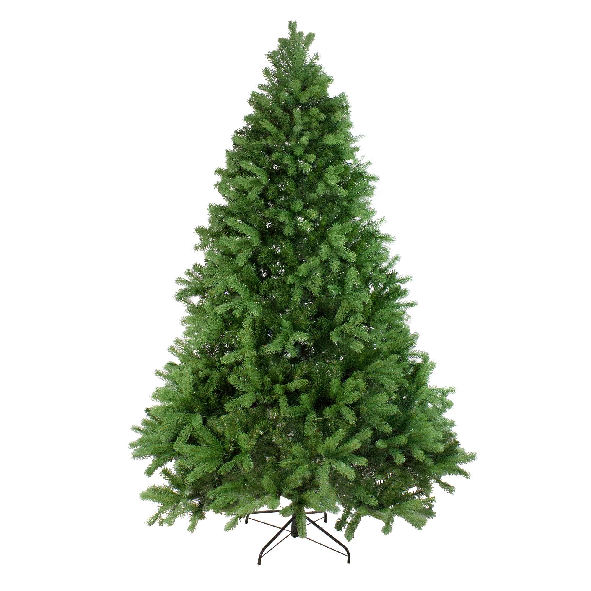 Alt View 1. Northlight - Real Touch™️ Full Noble Fir Artificial Christmas Tree - Unlit - 7.5' - Green.