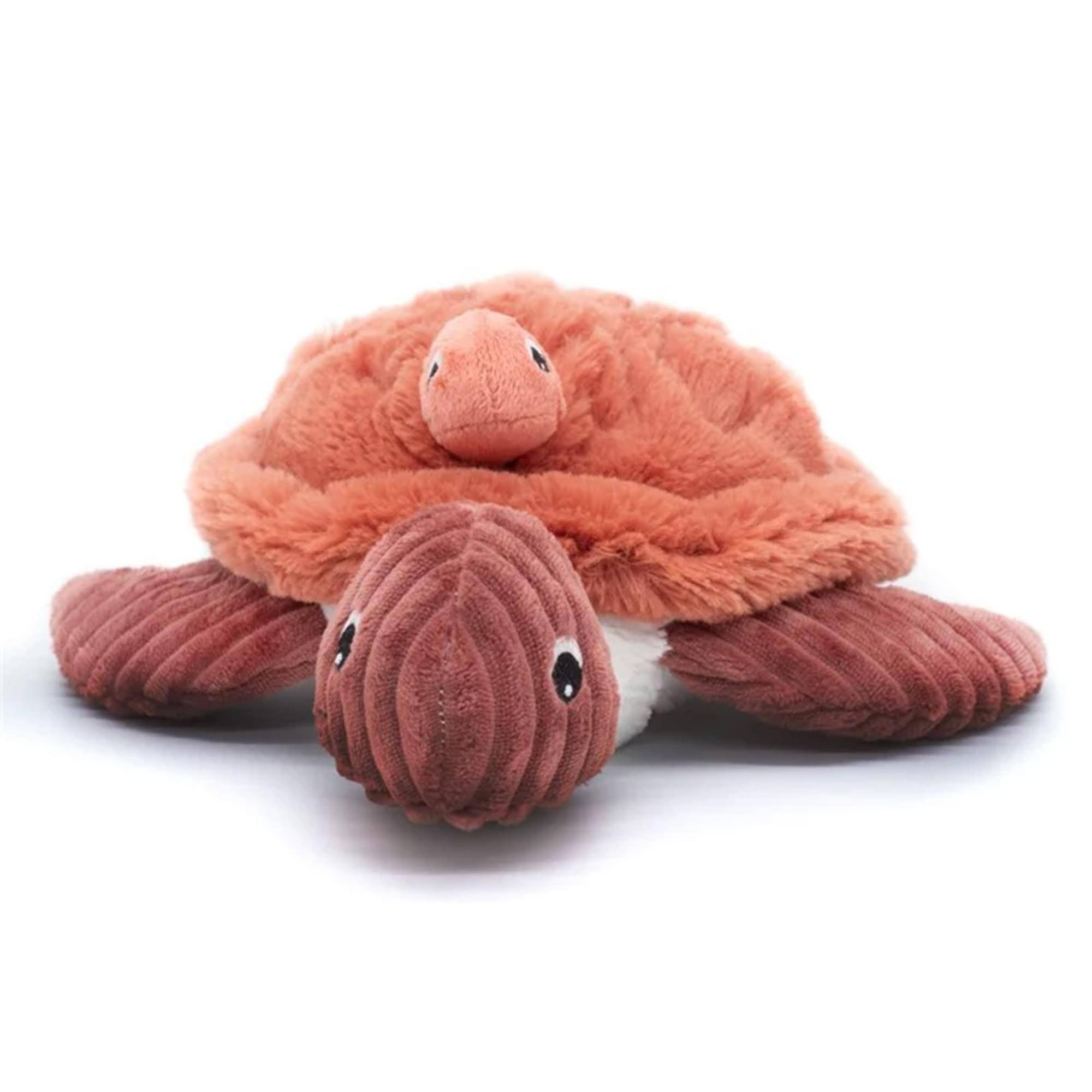 Alt View 2. TriAction Toys - Les Deglingos Plush Animal | Terracota Turtle Mom with Baby - Multi-Color.