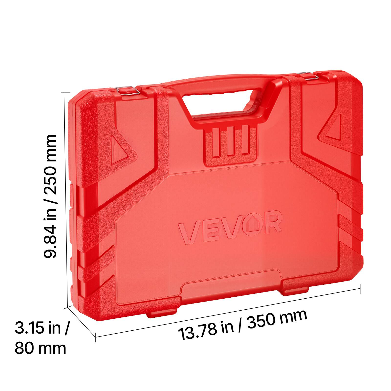 mm 250 / 9.84 in  
3.15 in / 80 mm  
VEVOR  
350 mm / 13.78 in
