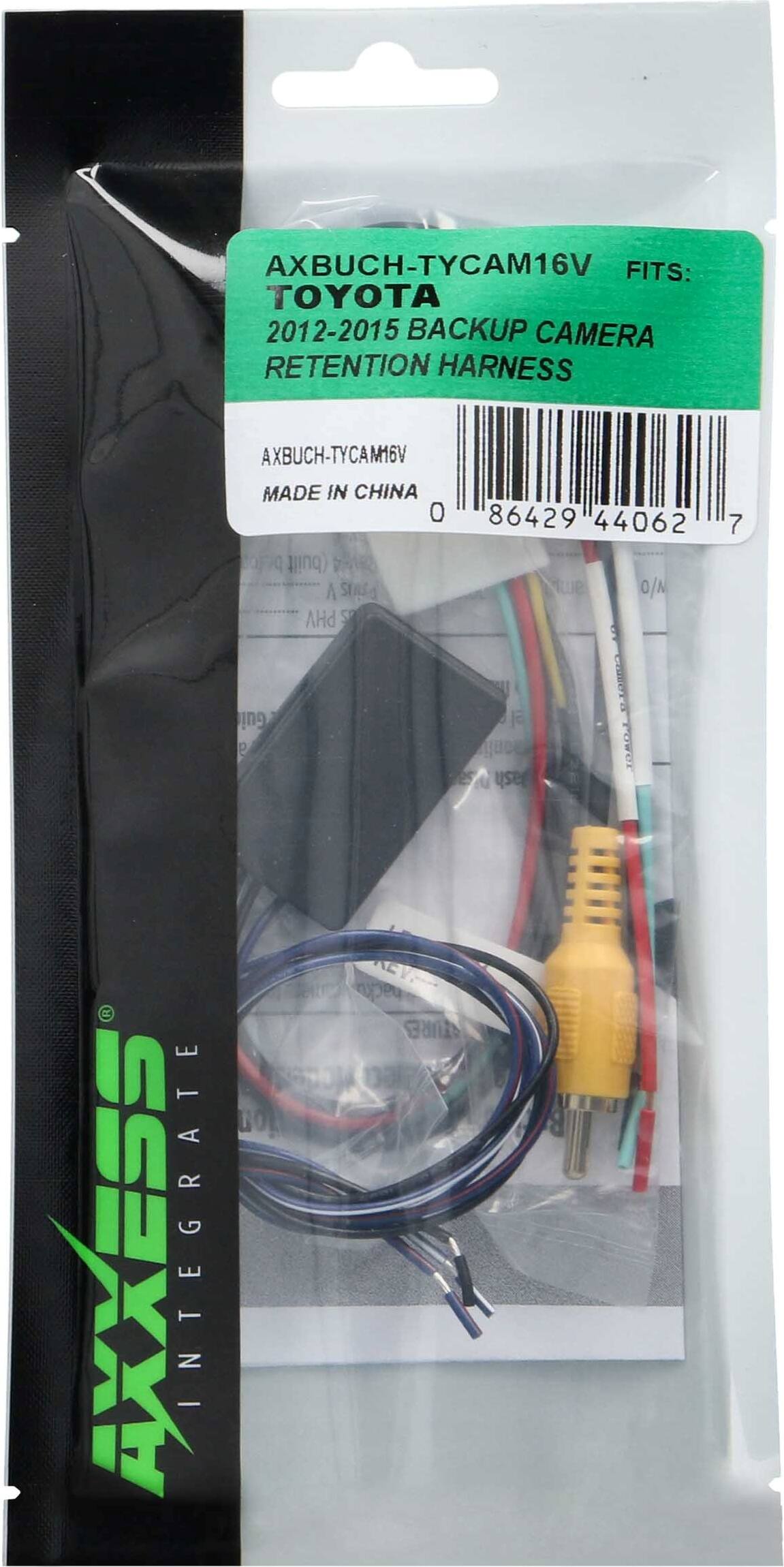 AXBUCH-TYCAM16V FITS: TOYOTA 2012-2015 BACKUP CAMERA RETENTION HARNESS AXXESS INTEGRATE AXBUCH-TYCAM16V MADE IN CHINA 0 86429 44062 (built A StAEd we 0/N  CHEOTO Gui  uce POWer e use TURES 7