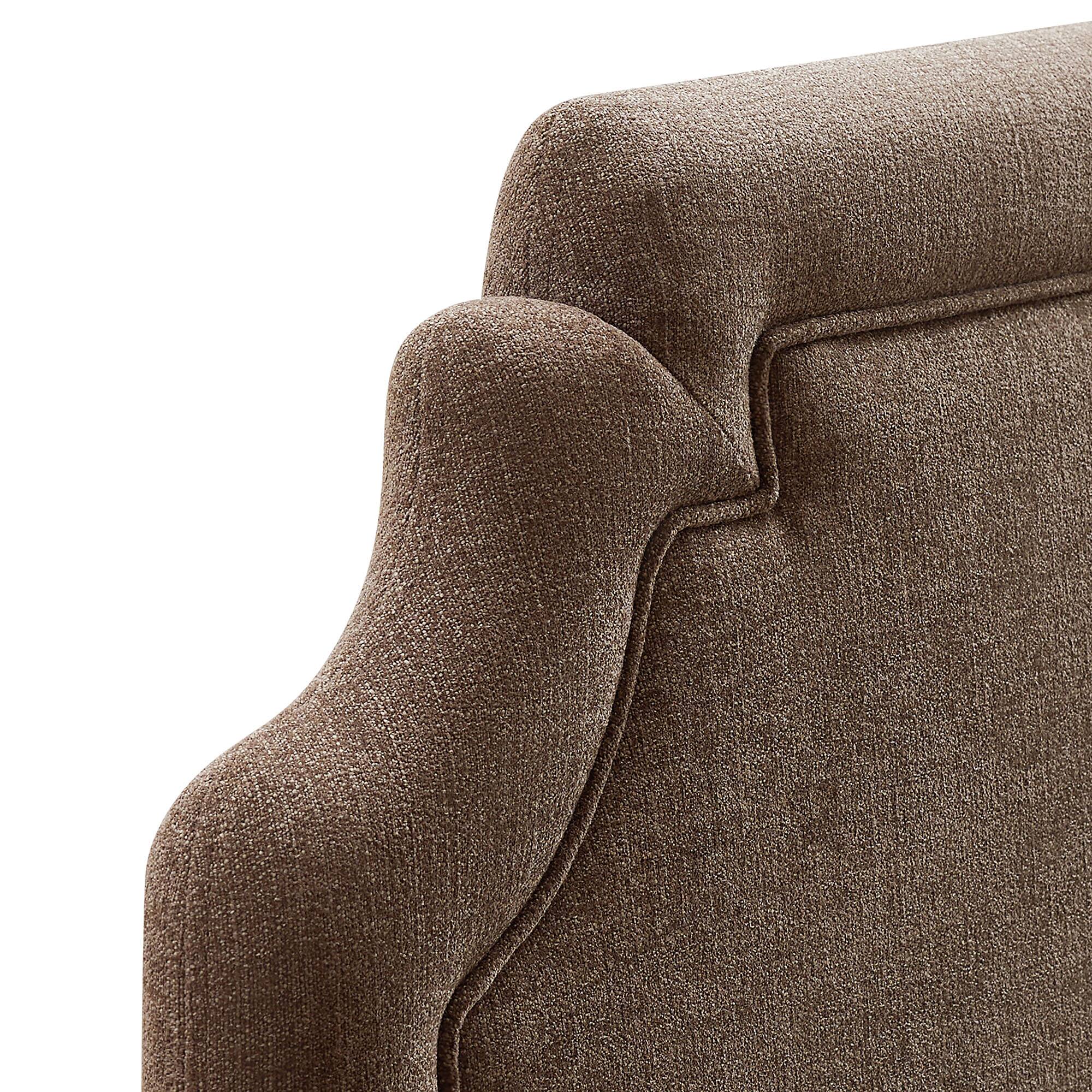 Alt View 4. Modway - Magnolia Upholstered Fabric Headboard by Modway - Mocha.