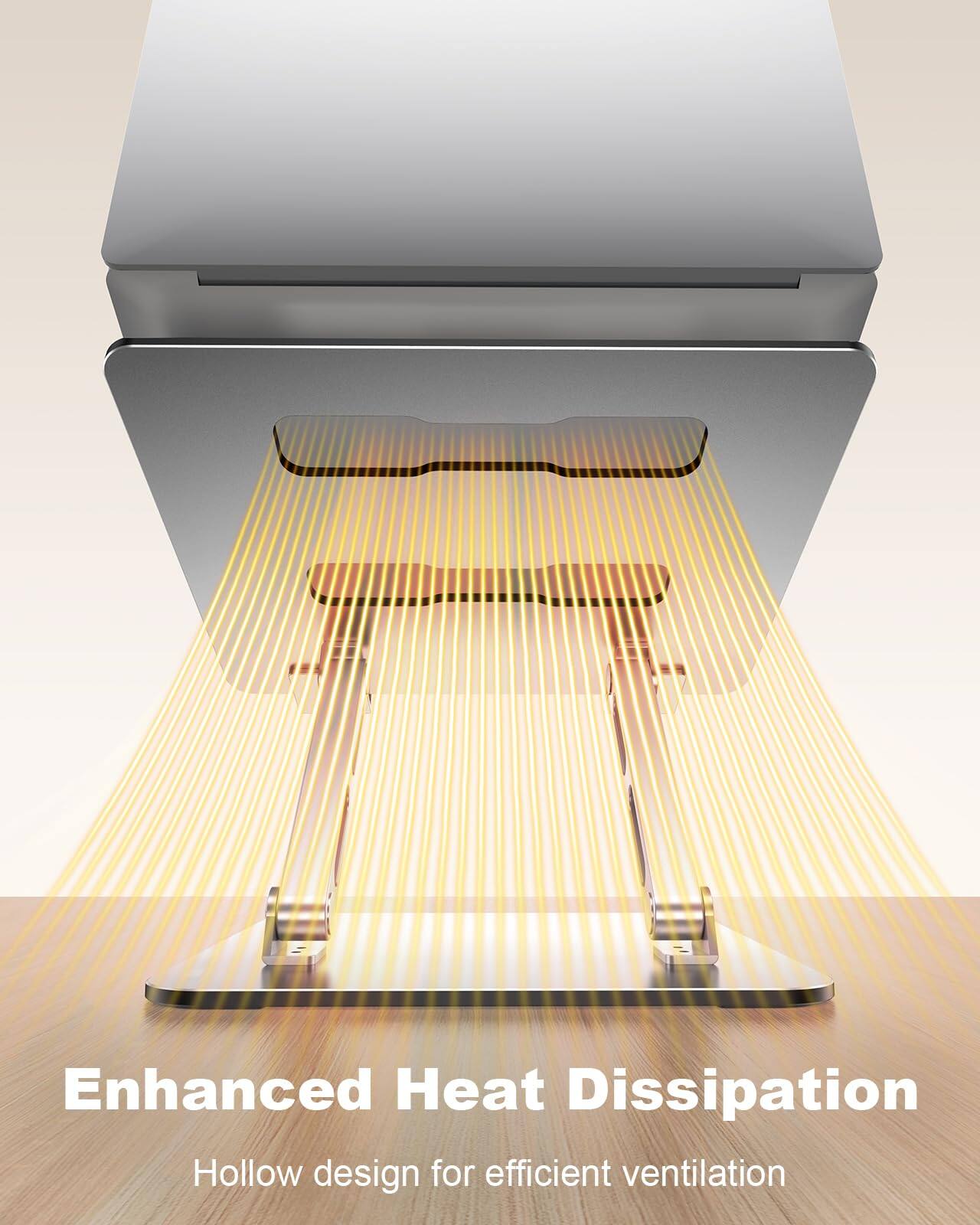 Enhanced Heat Dissipation  
Hollow design for efficient ventilation