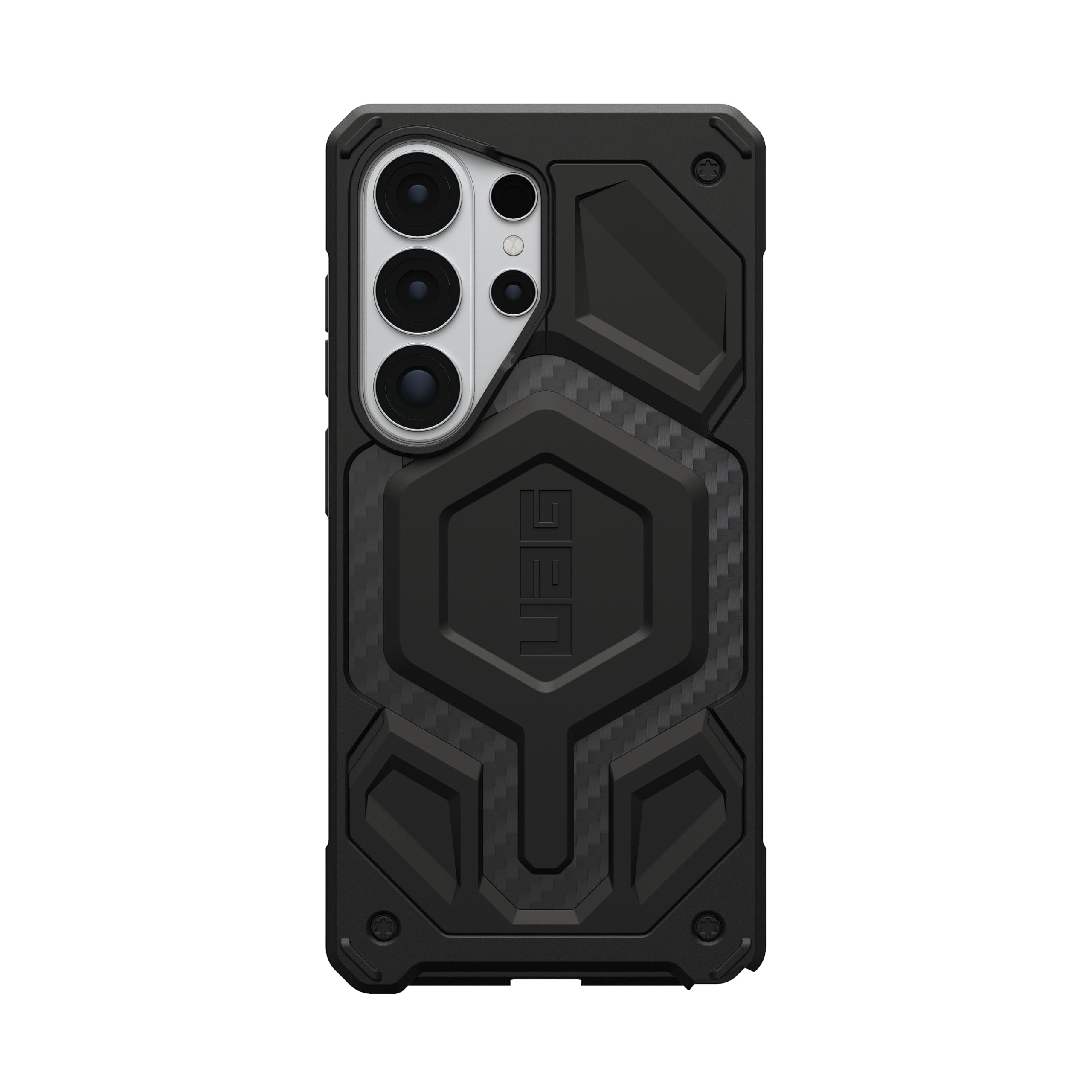 Alt View 5. UAG - Samsung Galaxy S26 Ultra Case with Magnetic Charging, Premium Multi-Layer Rugged Protective Cover - Carbon Fiber.