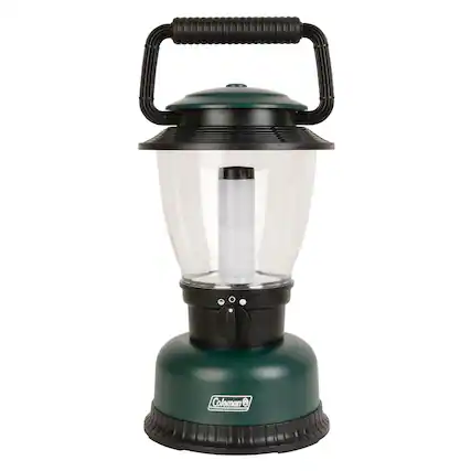 Front. Coleman - Coleman CPX 6 Classic XL 700 Lumens IPX4 Waterproof LED Lantern, Rugged Green - Rugged Green.