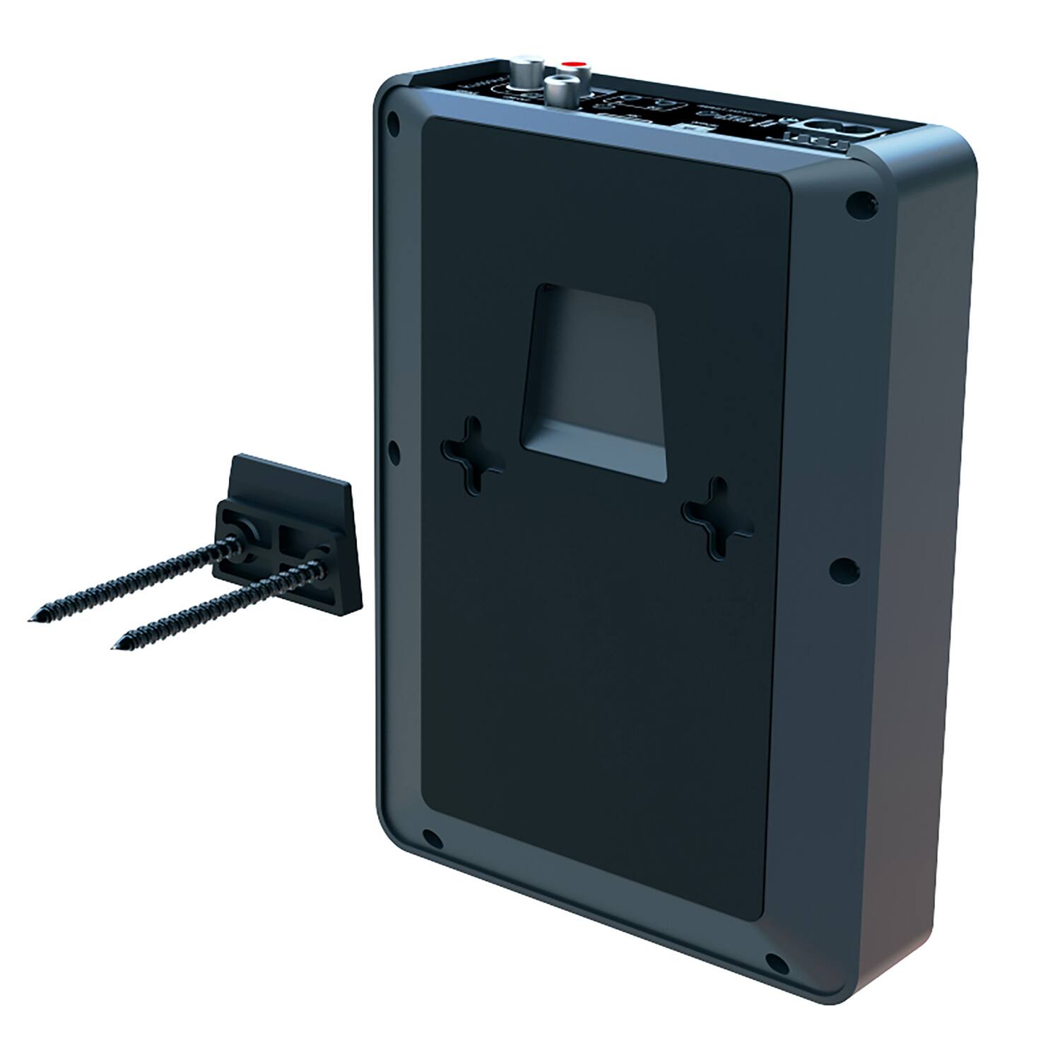 Left. Russound - 150W 2.1-Channel Low-Profile Mini A/V Amplifier, Bluetooth, HDMI ARC, Learning Remote, AVA Series AVA2.1 - Black.