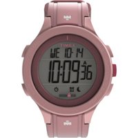 Timex - Unisex IRONMAN T200 42mm Watch - Pink Strap Digital Dial - Pink - Front_Zoom