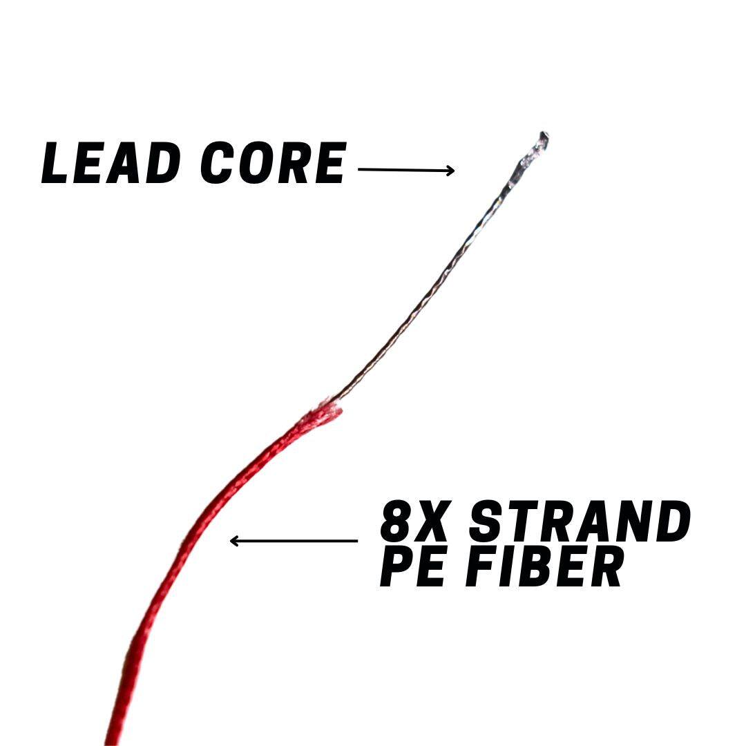 LEAD CORE  
8X STRAND PE FIBER