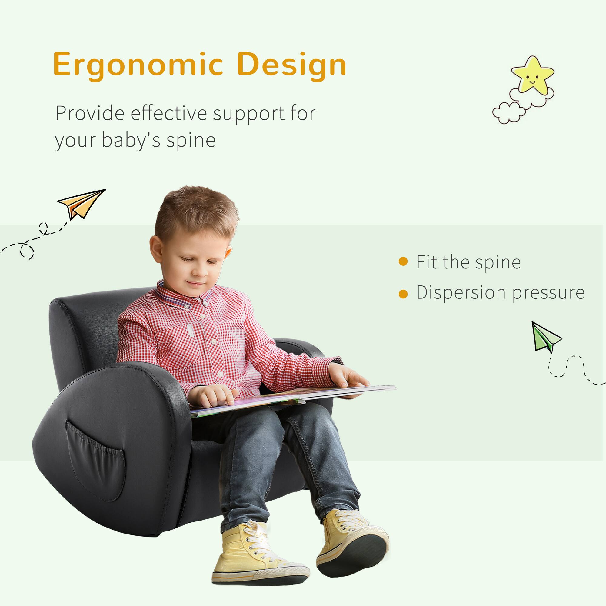 Ergonomic Design

Provide effective support for your baby's spine

- Fit the spine
- Dispersion pressure