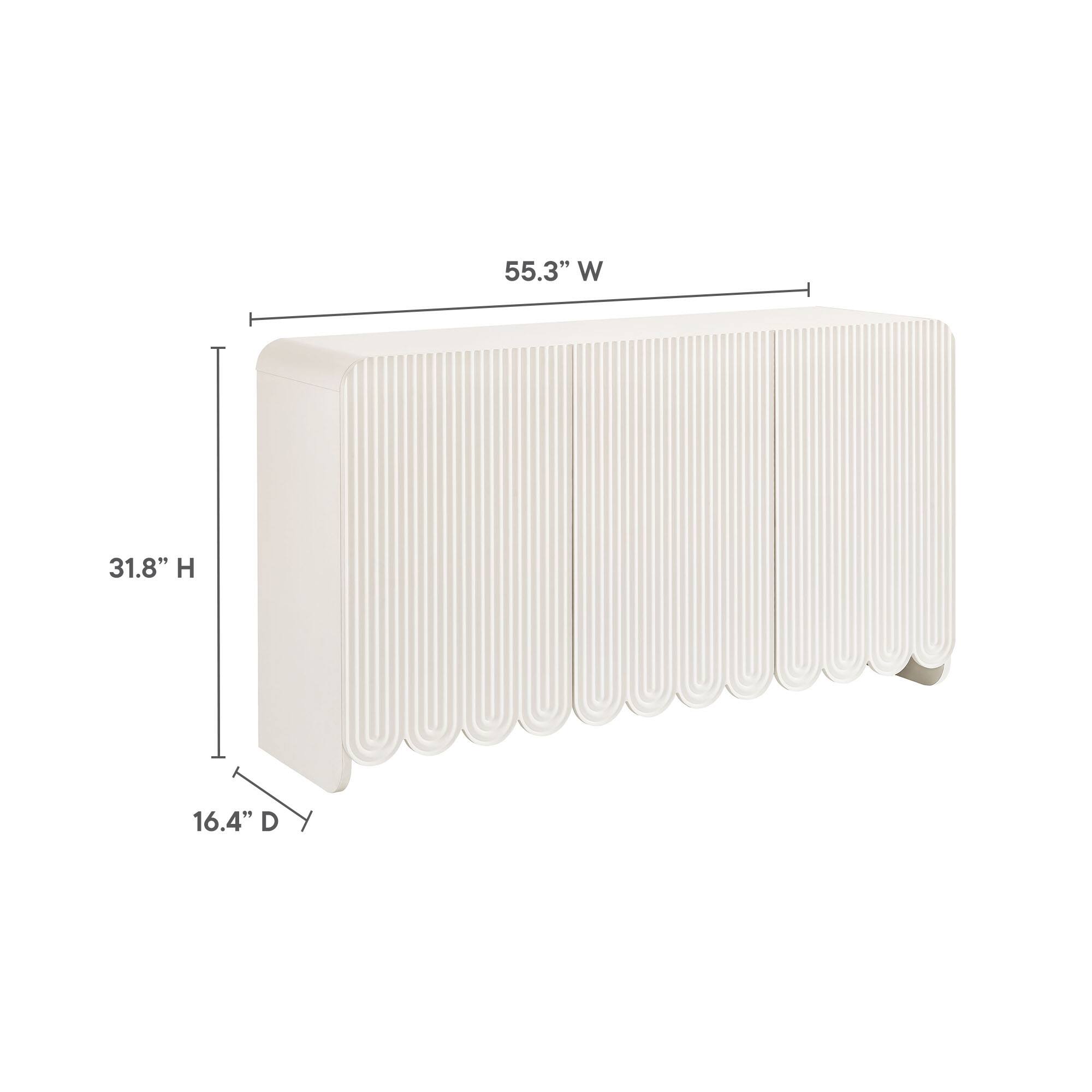 55.3" W x 31.8" H x 16.4" D