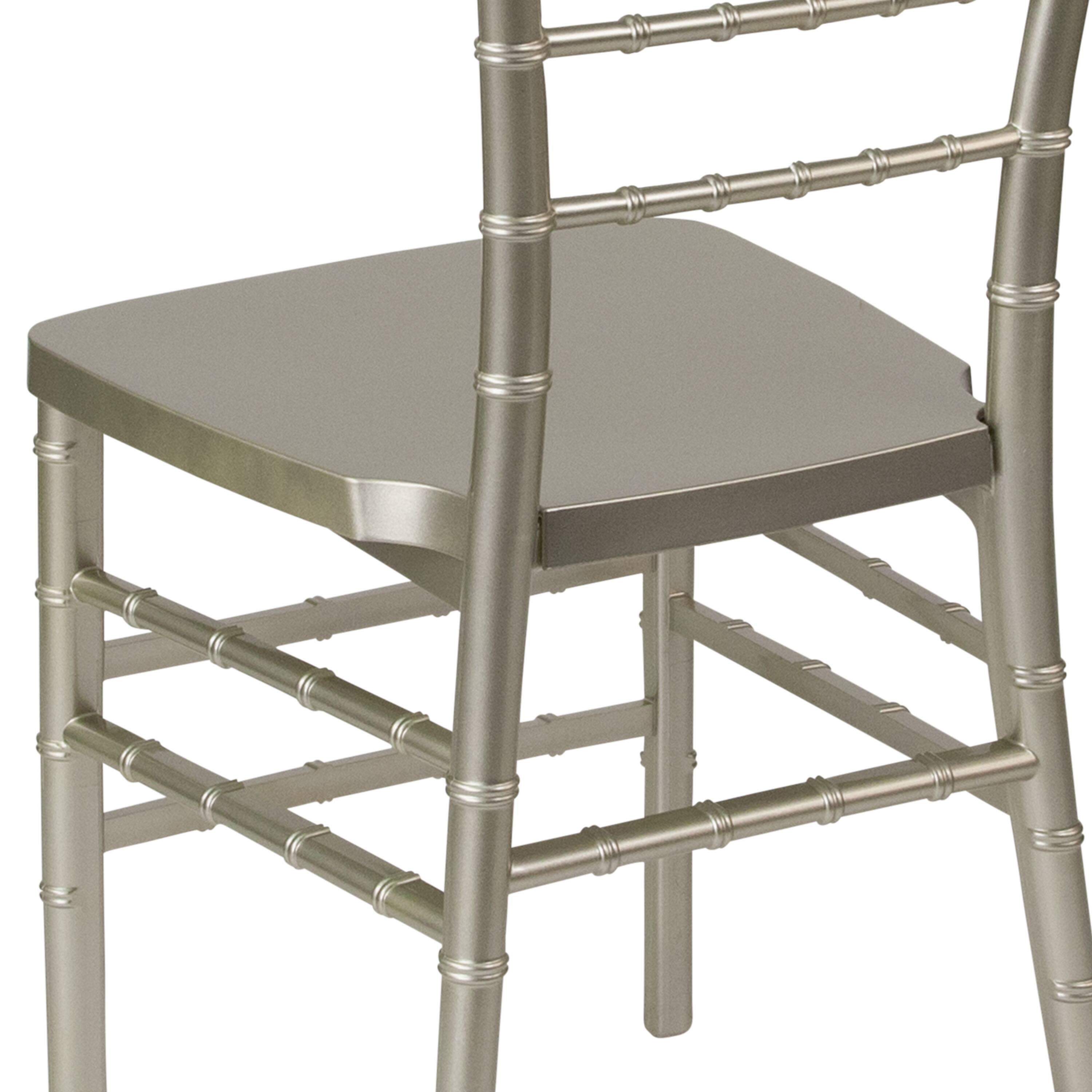 Alt View 9. Emma + Oliver - Wedding & Event Resin Stacking Chiavari Dining Chair - Champagne.