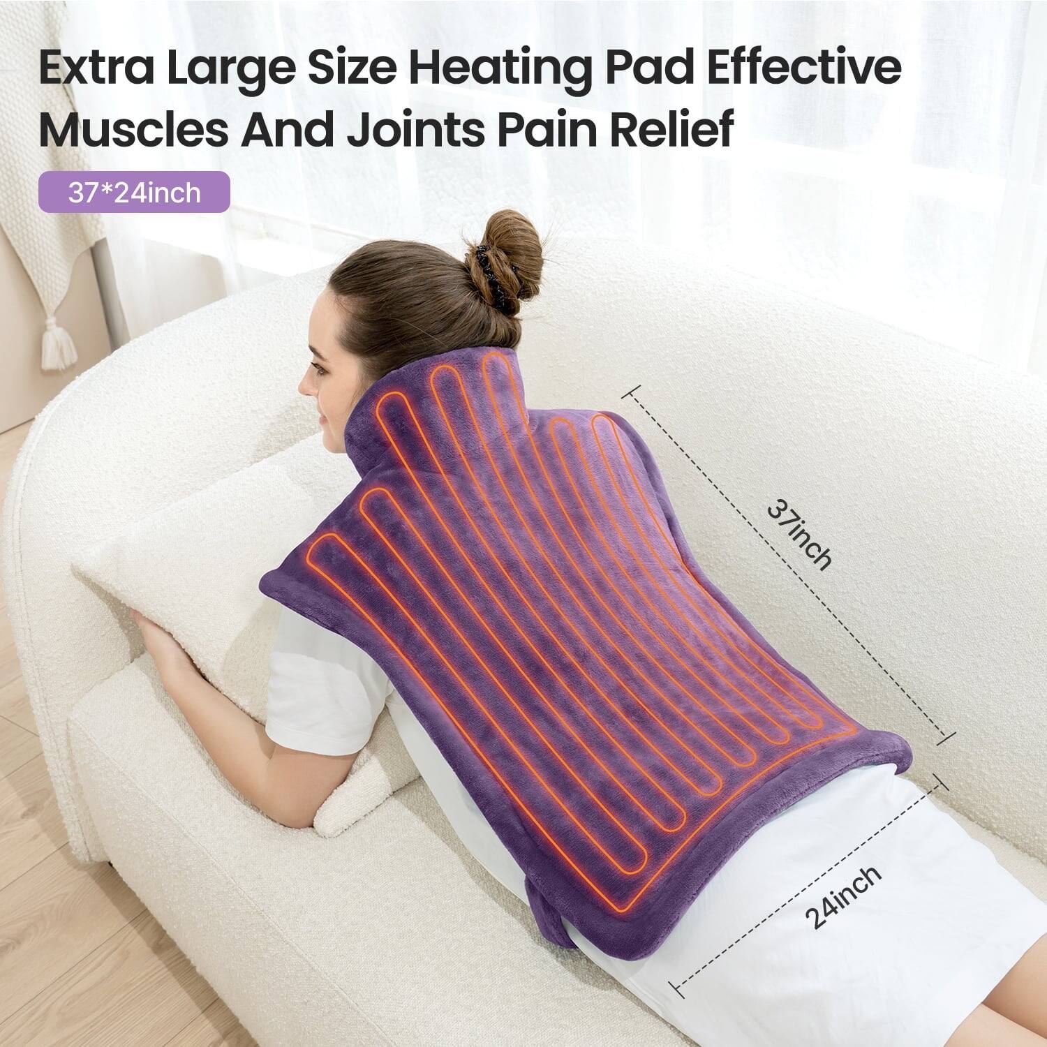 Extra Large Size Heating Pad Effective Muscles And Joints Pain Relief  
37*24inch