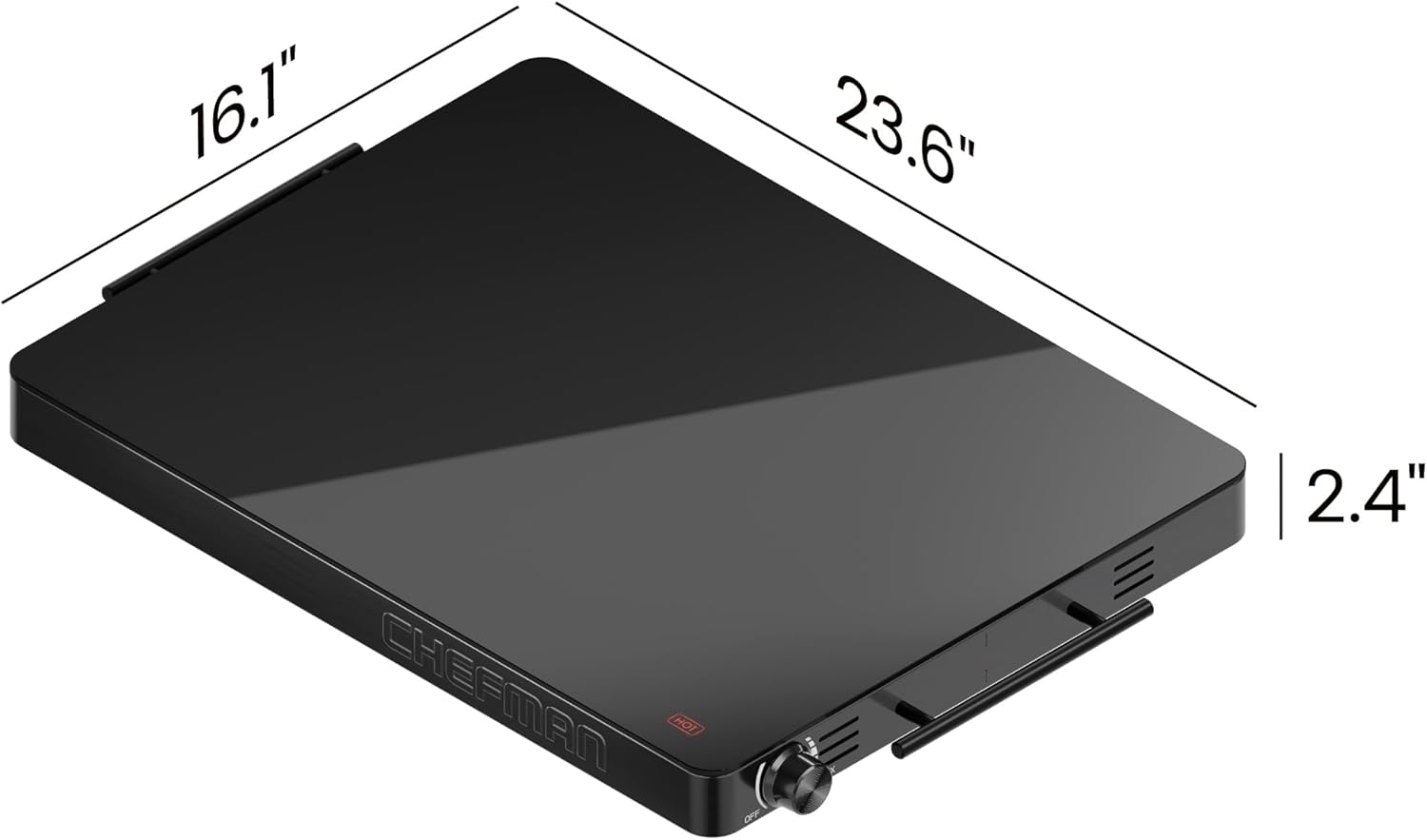 16.1" x 23.6" x 2.4"  
CHEFMAN