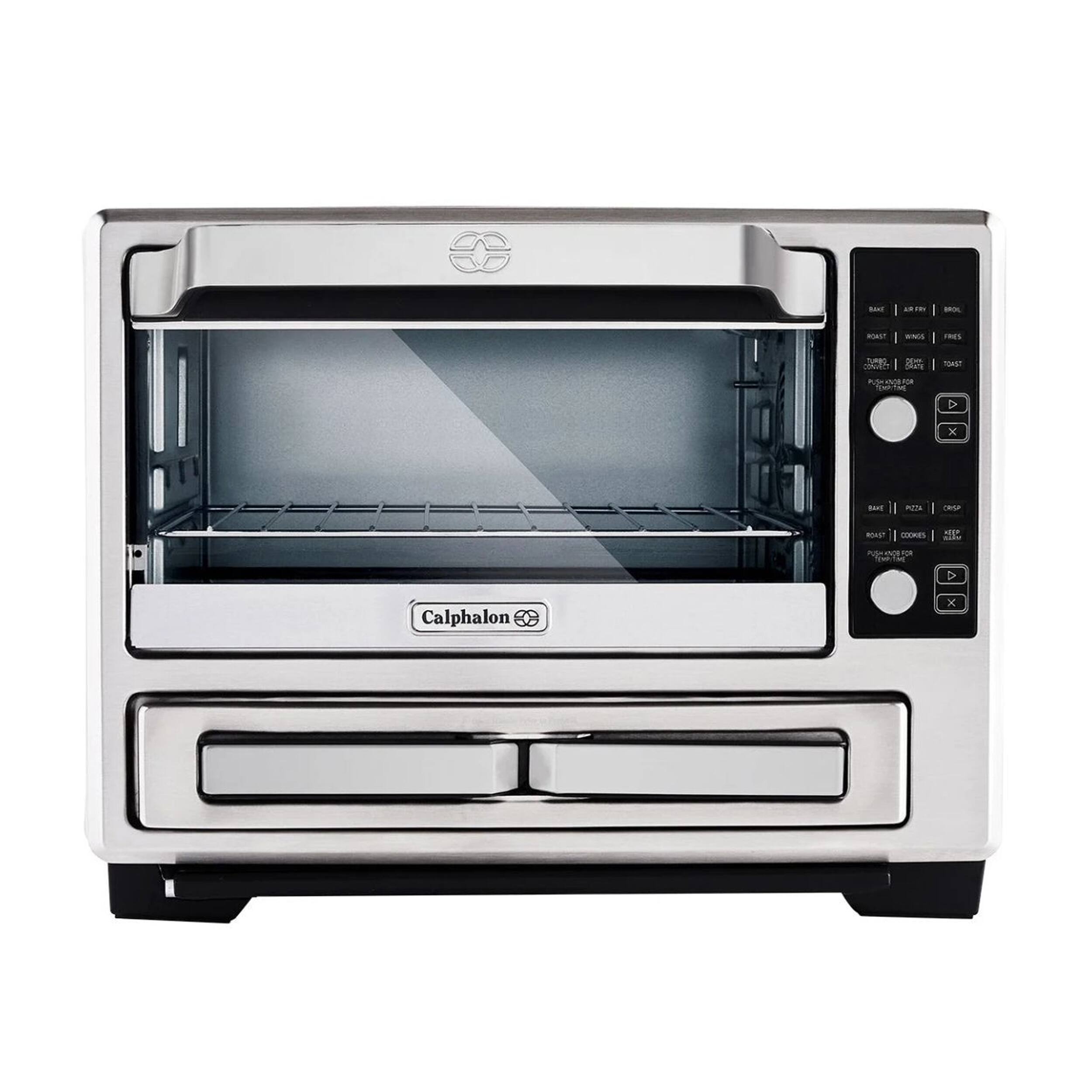 Calphalon - Performance Stainless Steel Dual Oven With Air Fryer - Silver