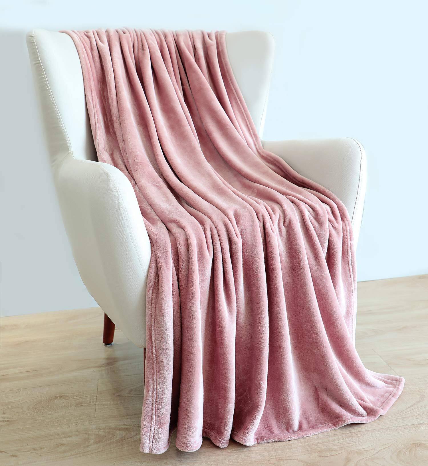 Alt View 2. ThinkLink Electronic - Large Flannel Fleece Throw Blanket  50*70 Inch - Cozy Lightweight Thick All Seasons Suitable For Women Men And (pink) - Black 60"x80".
