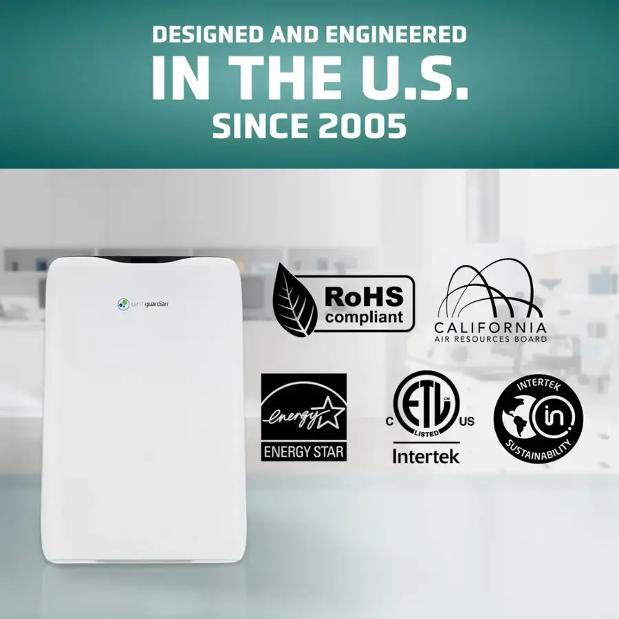 Designed and Engineered in the U.S. Since 2005. RoHS Compliant. California Air Resources Board. Energy Star. ETL US Listed. Intertek in Sustainability.