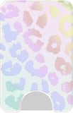 VELVET CAVIAR - Magnetic Phone Wallet - White Opal Leopard