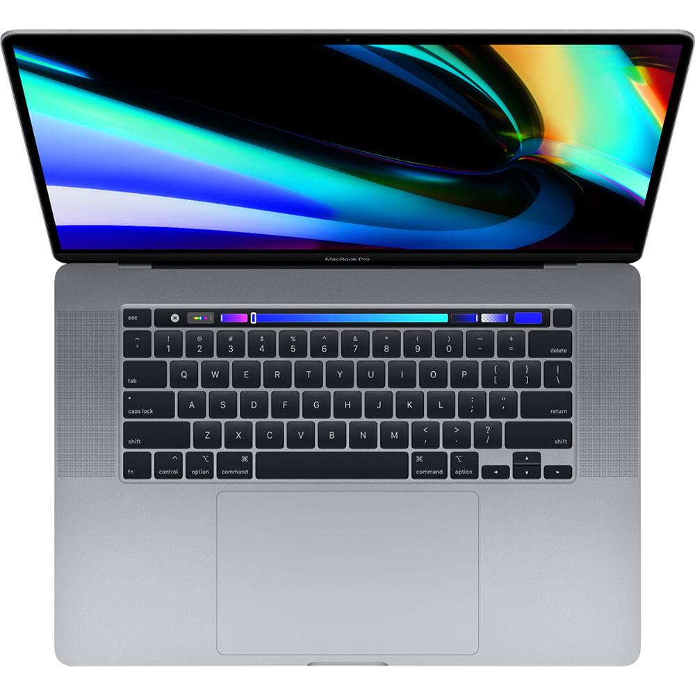 Alt View 1. Apple - MacBook Pro 16" Certified Refurbished - Intel Core i9 - 16GB Memory - AMD Radeon Pro 5500M - 1TB SSD (2019) - Space Gray.
