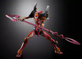 PopMarket - TAMASHII Evangelion 30th Production Model-02 With The Spear of Cassius Metal Build - COLLECTIBLES - Multicolor