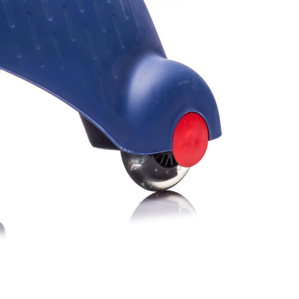 Alt View 3. BreeBe - 6V Kids ride on Electric Wiggle Car with 360° Rotating Steering, Shock-Absorbing Wheels, Bluetooth, 3.11MPH, Age 3+ - Blue.