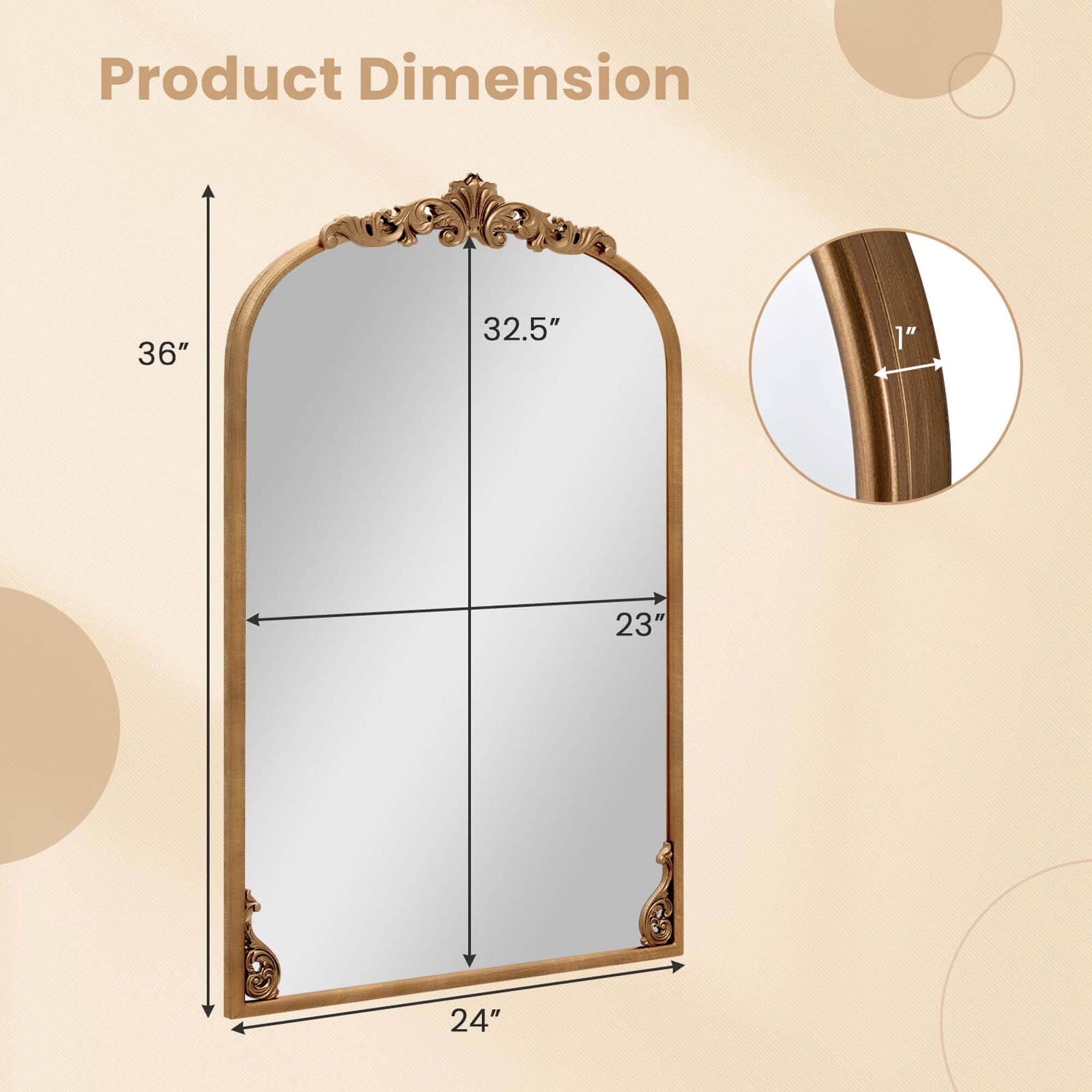 Product Dimension: 36" x 32.5" x 23" x 24" x 1"