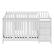 Alt View 11. Storkcraft - Portofino 5-in-1 Convertible Crib and Changer - White.