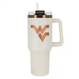 Great American Products - West Virginia Mountaineers 40oz. Colossus Copper Edition Tumbler - Cream