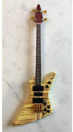 John Entwistle - Axe Heaven John Entwistle Alembic Mini Bass Guitar Replica Collectible JE-487 - Collectibles - Multicolor