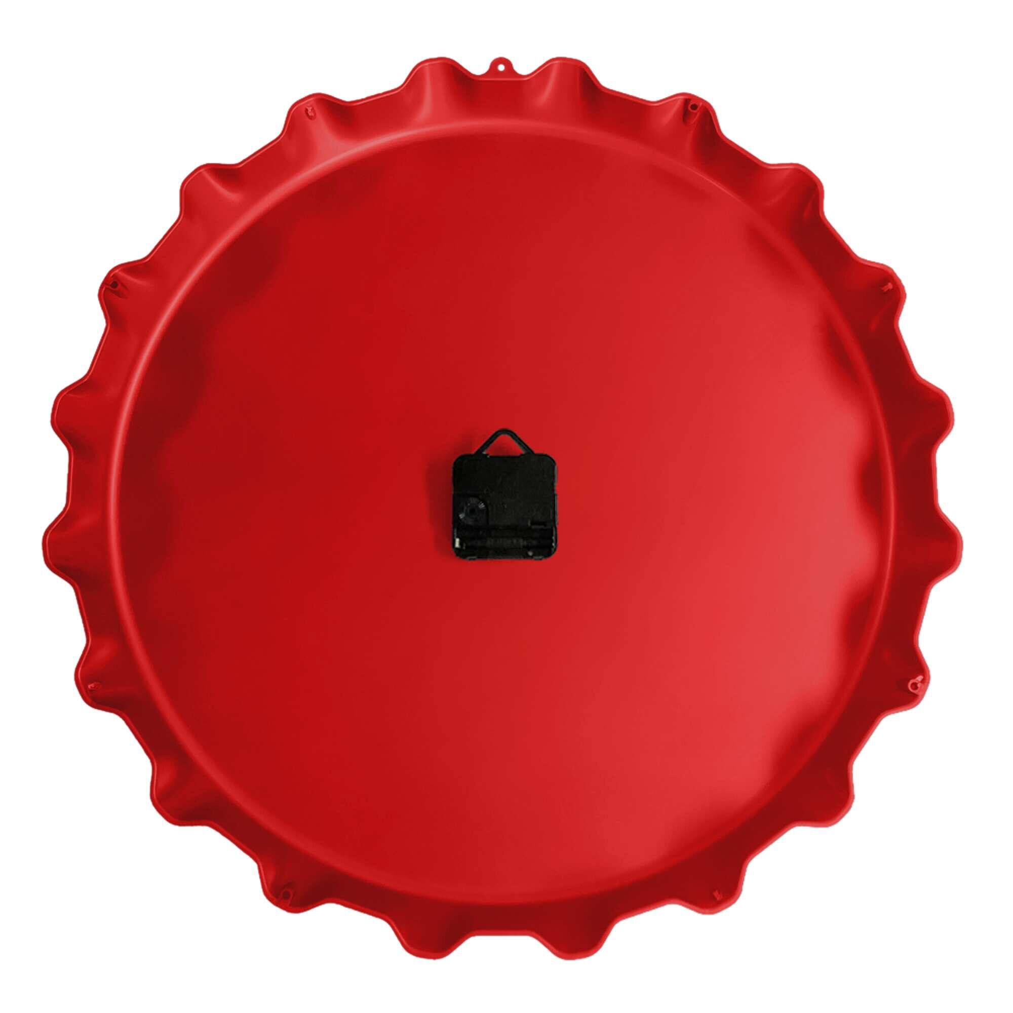 Alt View 3. The Fan-Brand - Los Angeles Angels 19" Bottle Cap Wall Clock - Multicolor.