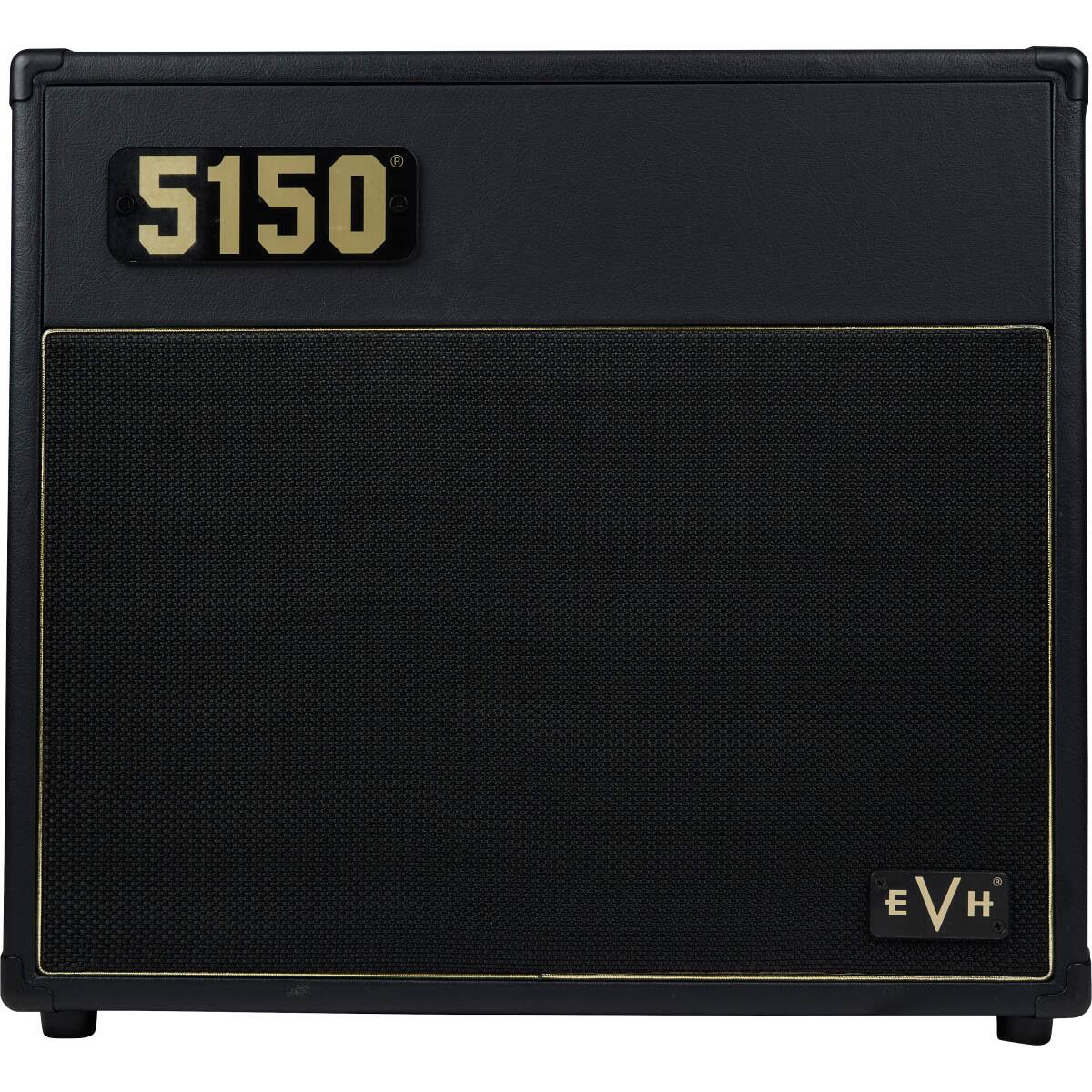 Alt View 1. EVH - EVH 5150 Iconic Series 15W EL34 1x10 Black Combo Amp with One Button Footswitch.