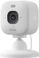Blink - Mini 2K+ Compact plug-in security camera, 2K video resolution, color night vision, enhanced audio - 1 Cam - White - Front_Zoom