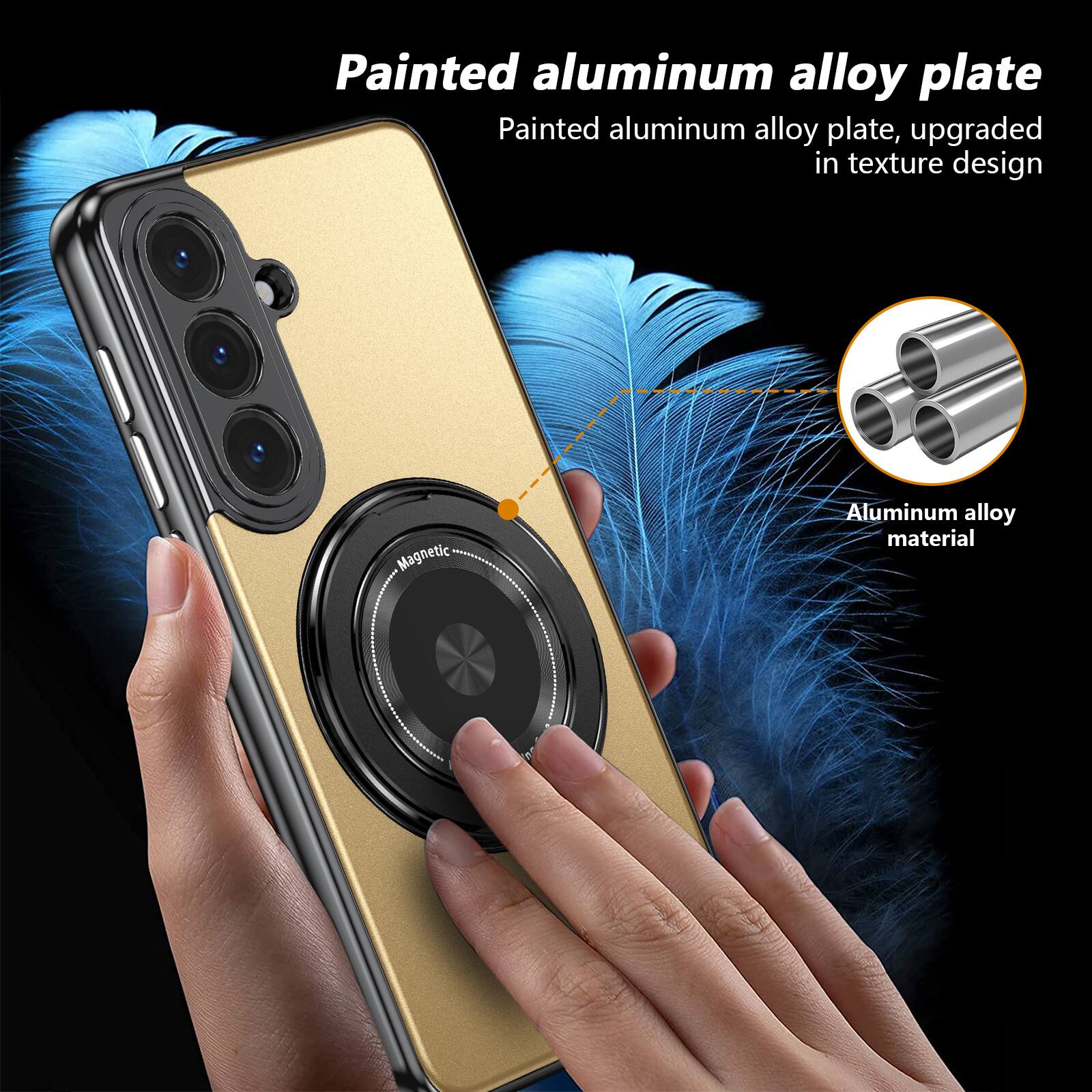 Painted aluminum alloy plate, upgraded in texture design  
Magnetic Aluminum alloy material