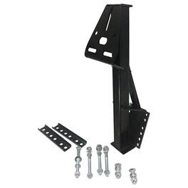 Tow Tuff - TTF-08HD Heavy Duty Steel Universal Spare Trailer Tire Carrier - Black