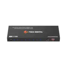 Ultra HD 4x1 HDMI Switcher 8K60Hz 4:4:4 with Audio Extraction and EDID Control
-TECH DIGITAL
8K ULTRAHD
JTECH-8KSW41AE
USB
1 2 3 4
SELECT
EDID