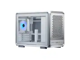 Cooler Master - MasterFrame 400 mATX Modular Case - Open Frame, ARGB Fan, 390mm GPU, Silver - Silver
