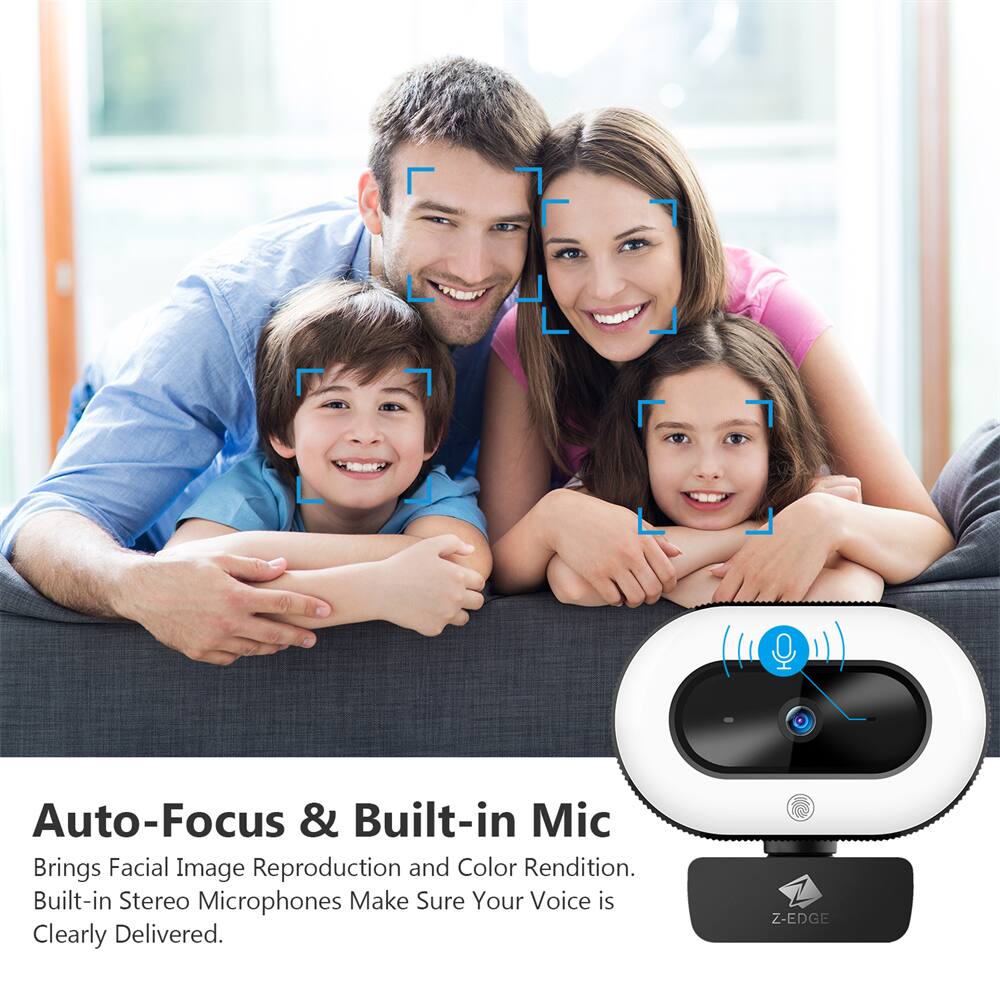 Auto-Focus & Built-in Mic

Brings Facial Image Reproduction and Color Rendition. Built-in Stereo Microphones Make Sure Your Voice is Clearly Delivered.