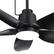 Alt View 10. Breezary - 42-In Outdoor Waterproof LED Ceiling Fan with Light, ABS Blades, Remote Control, DC Motor, 6" & 10" Downrods - matte black.