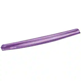 Fellowes - Crystals Gel Wrist Rest, Non-Skid Base - Purple